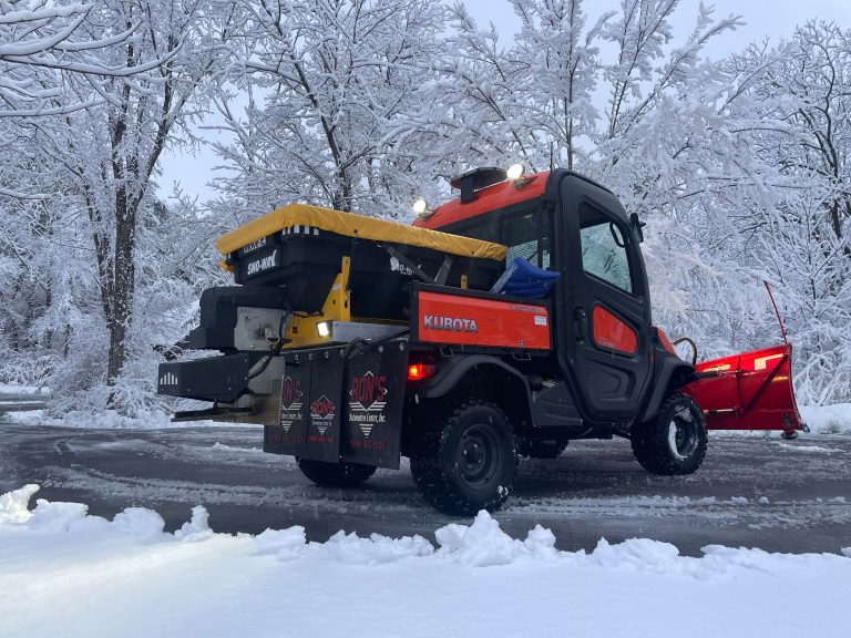 Winter driveway maintenance by Prause Enterprises